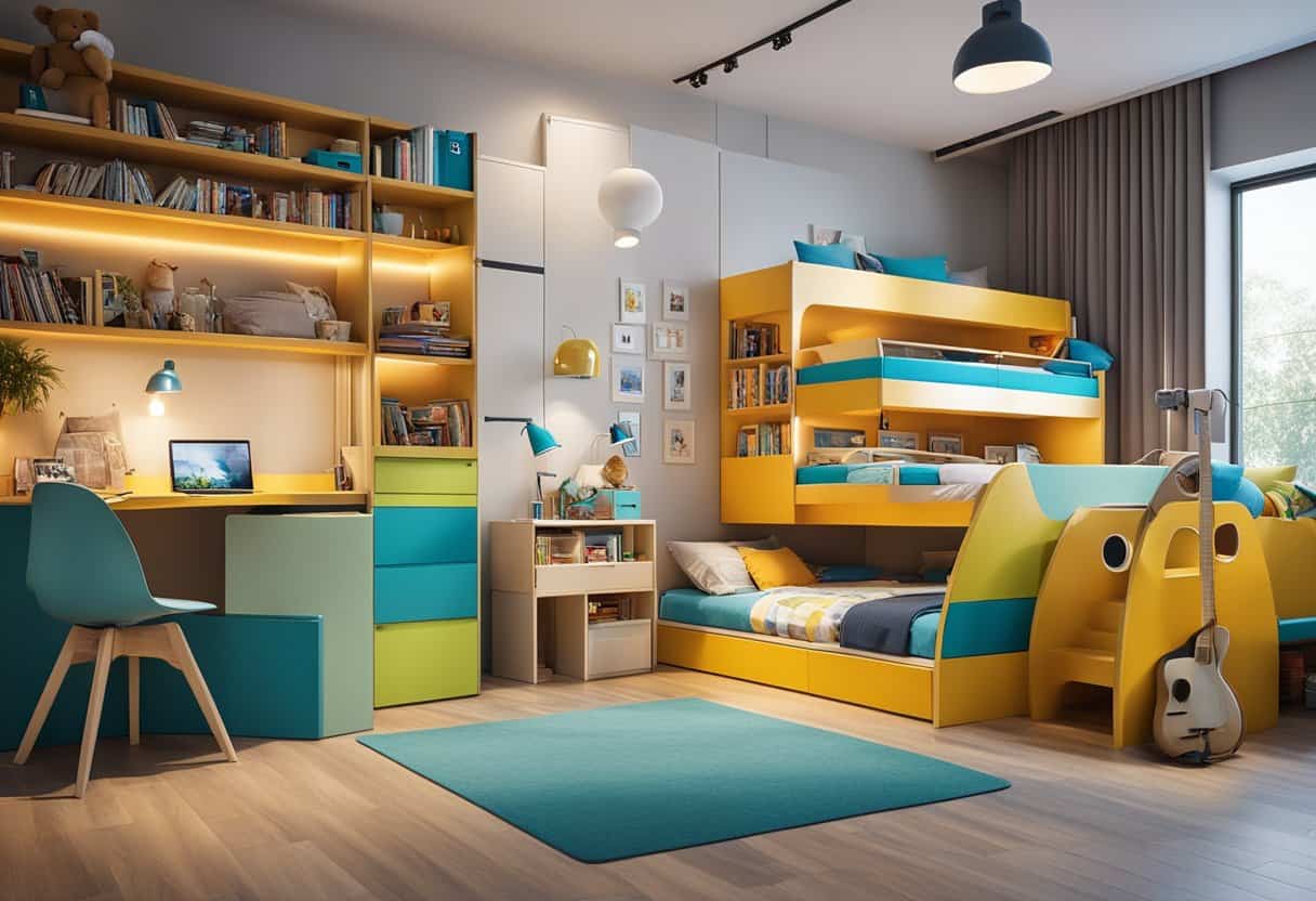 Joyful 3-Kids Bedroom Designs | Fun Ideas for Kids' Rooms