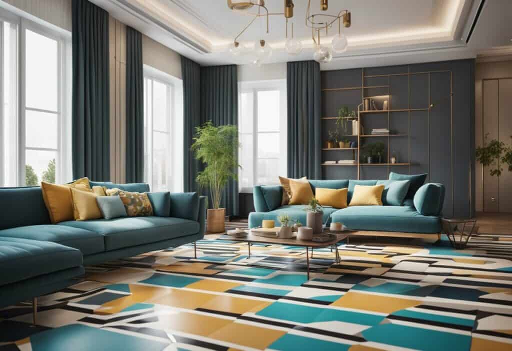 3d floor design for living room