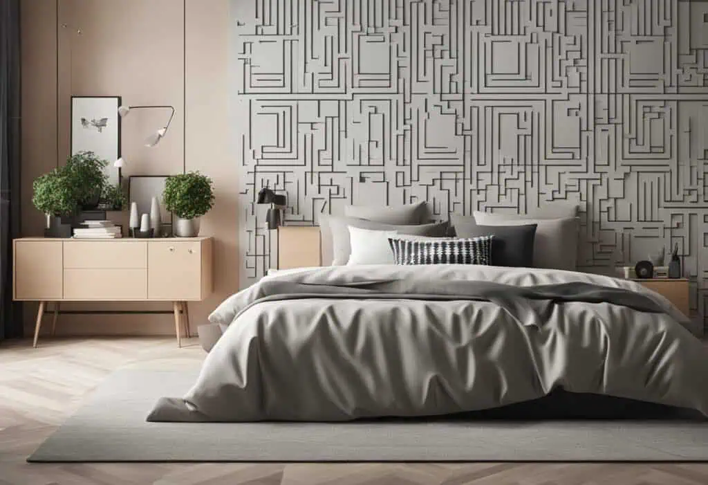 3d wall designs bedroom