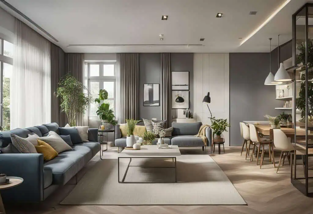 4 bedroom flat plan design