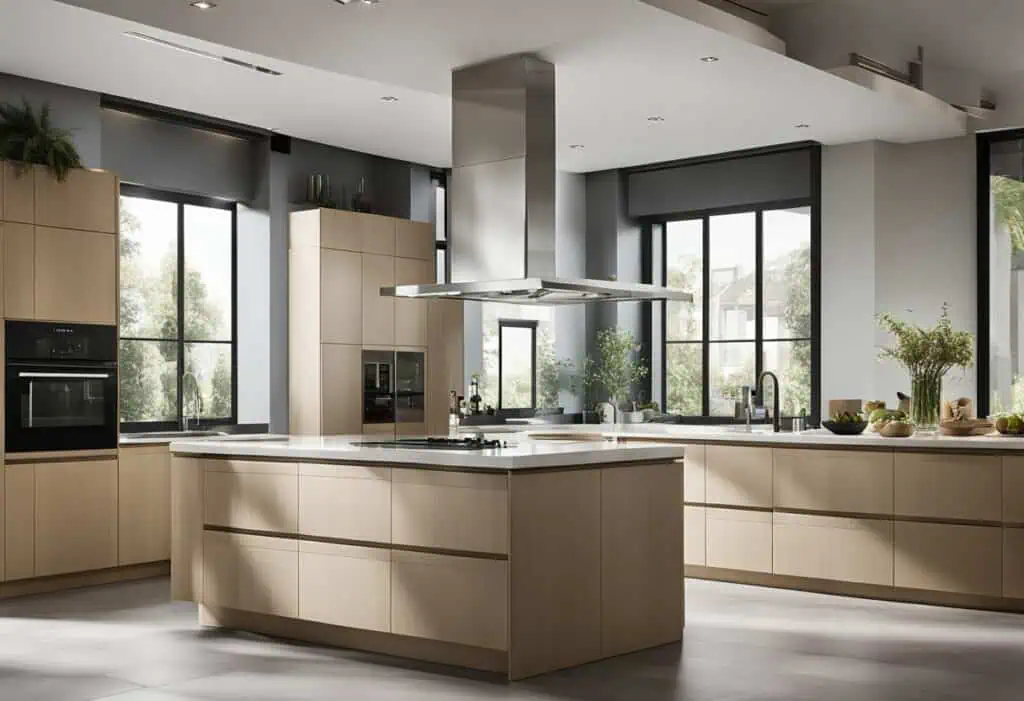6m x 3m kitchen design