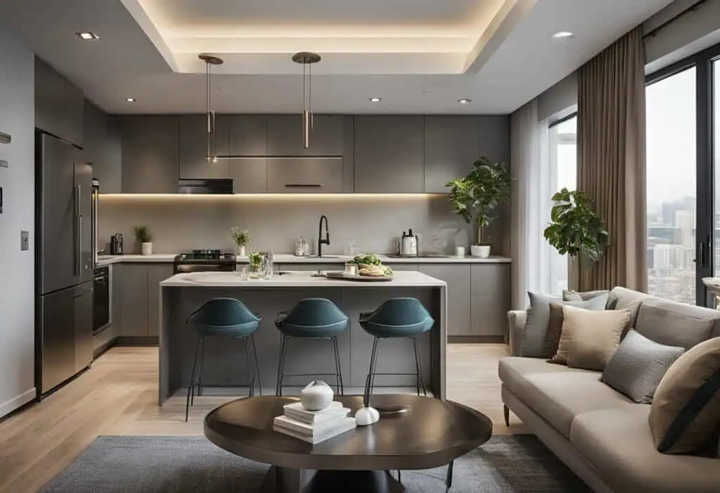 850 sq ft apartment interior design