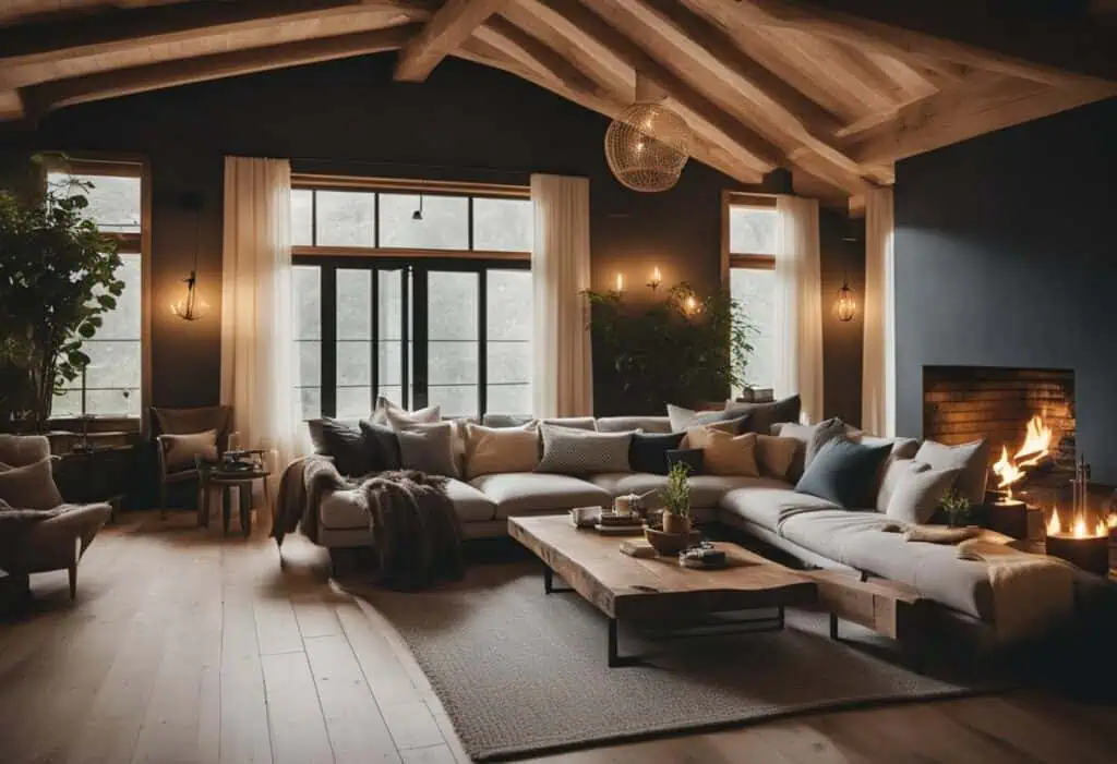 a frame house interior design