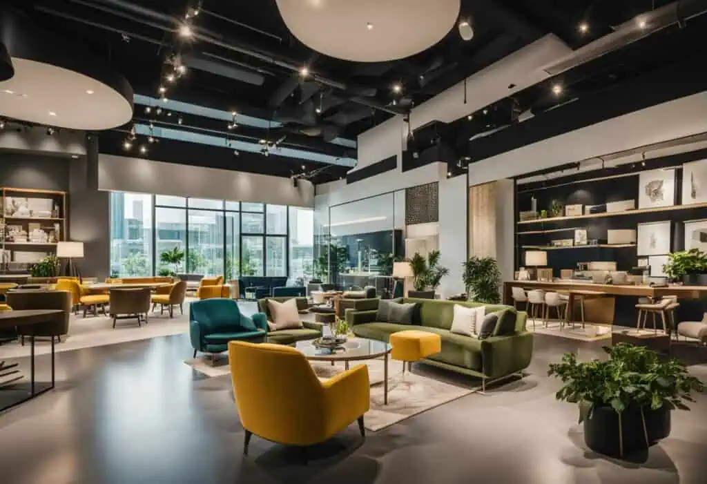 Elegant lounge furniture for contemporary interior design and relaxation spaces.