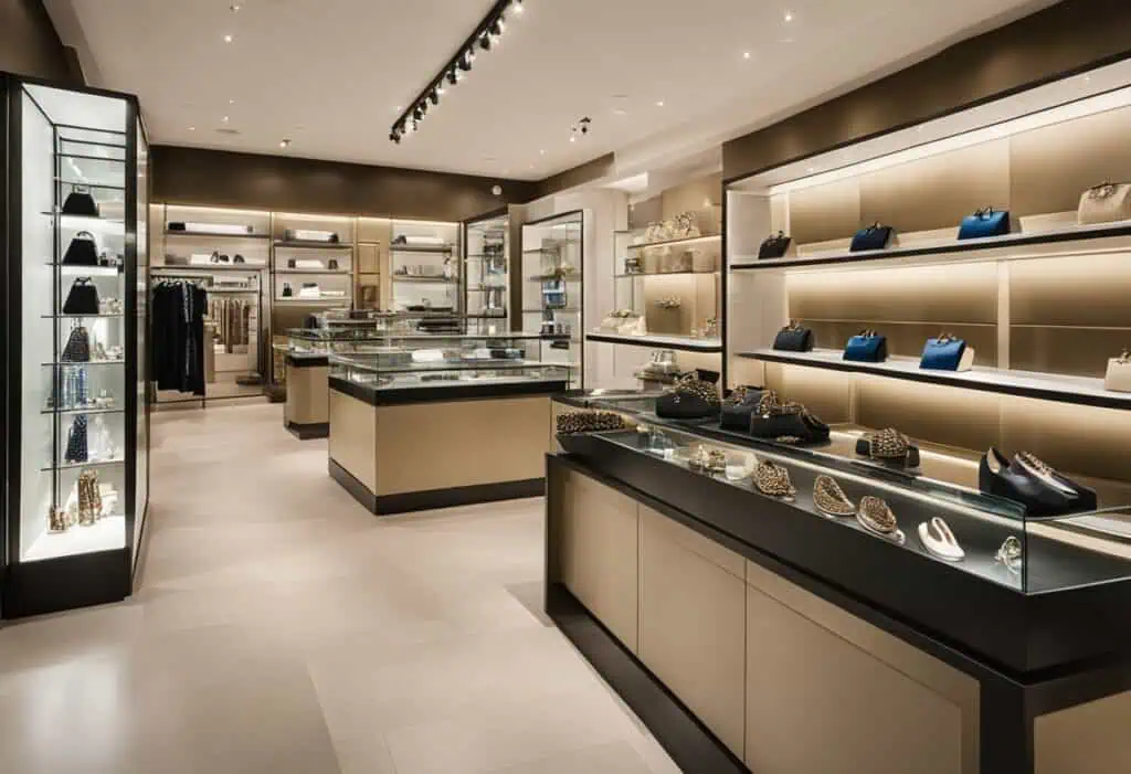 accessories store interior design