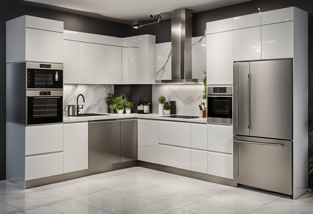 acrylic kitchen cabinet design