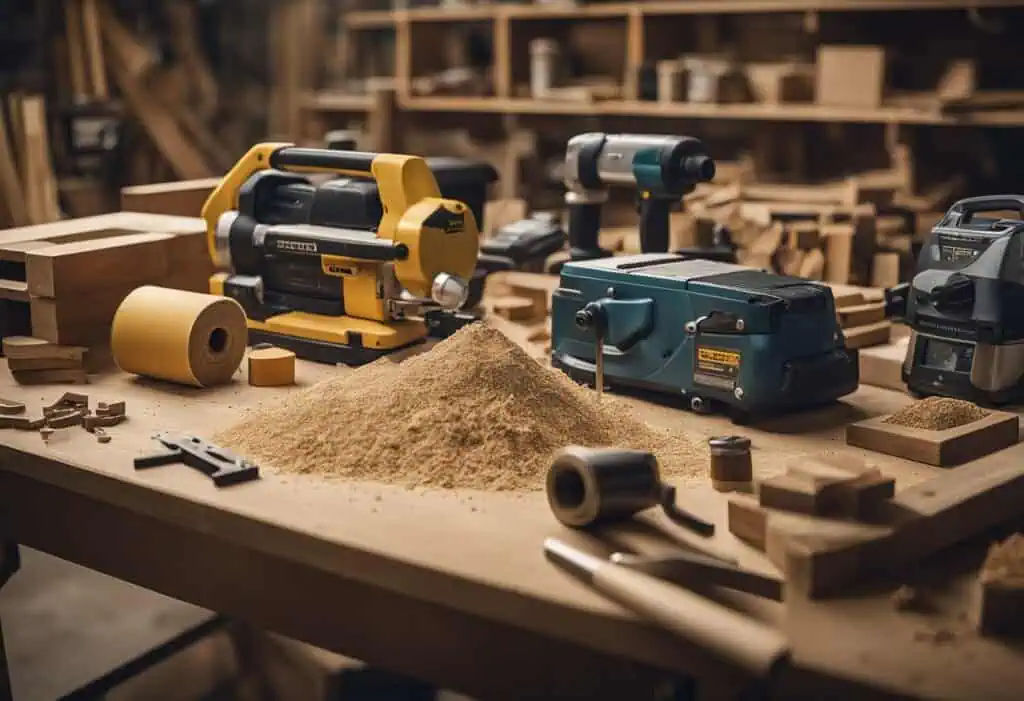 High-quality woodworking tools for home renovation and furniture building.