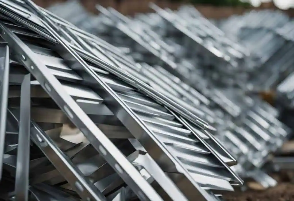 Aluminum construction materials for modern property renovation and sleek design.