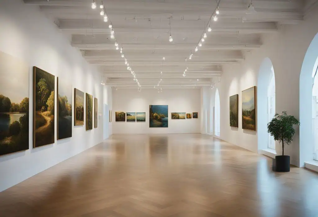 art gallery interior design