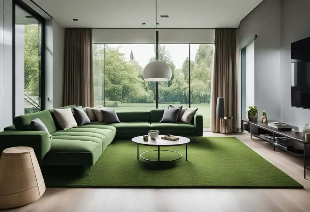artificial grass interior design