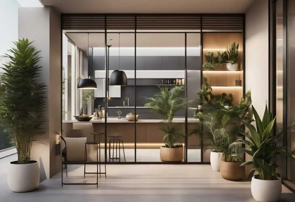 balcony cabinet design