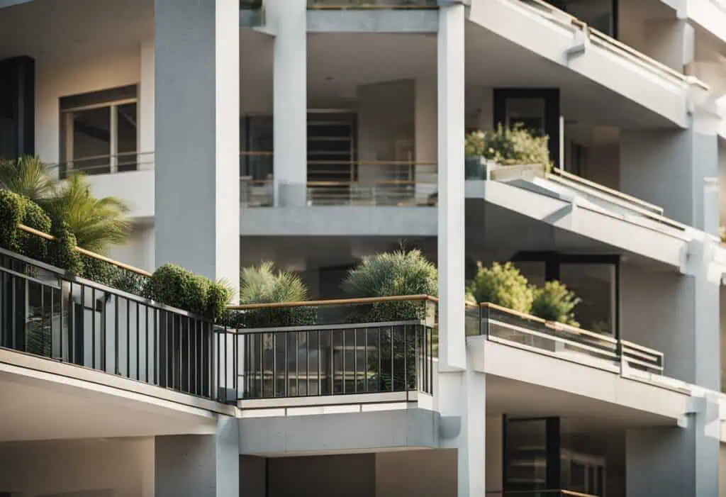balcony concrete railing design
