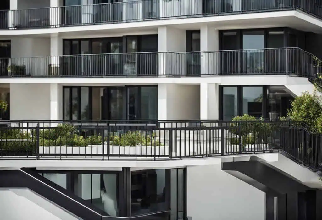 balcony design steel