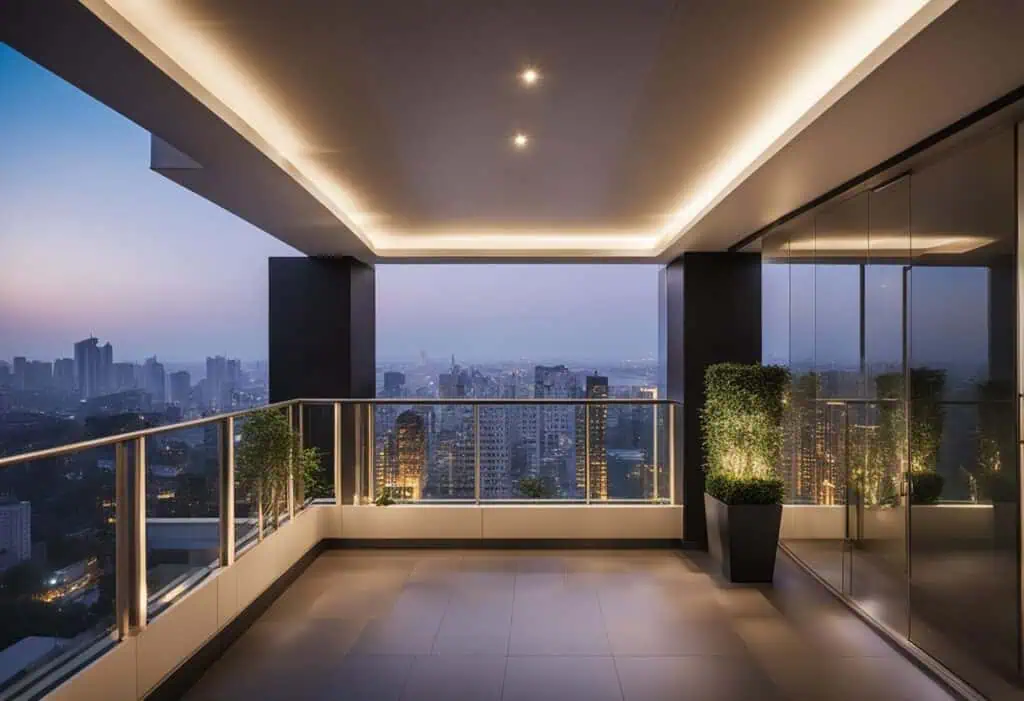 balcony false ceiling design