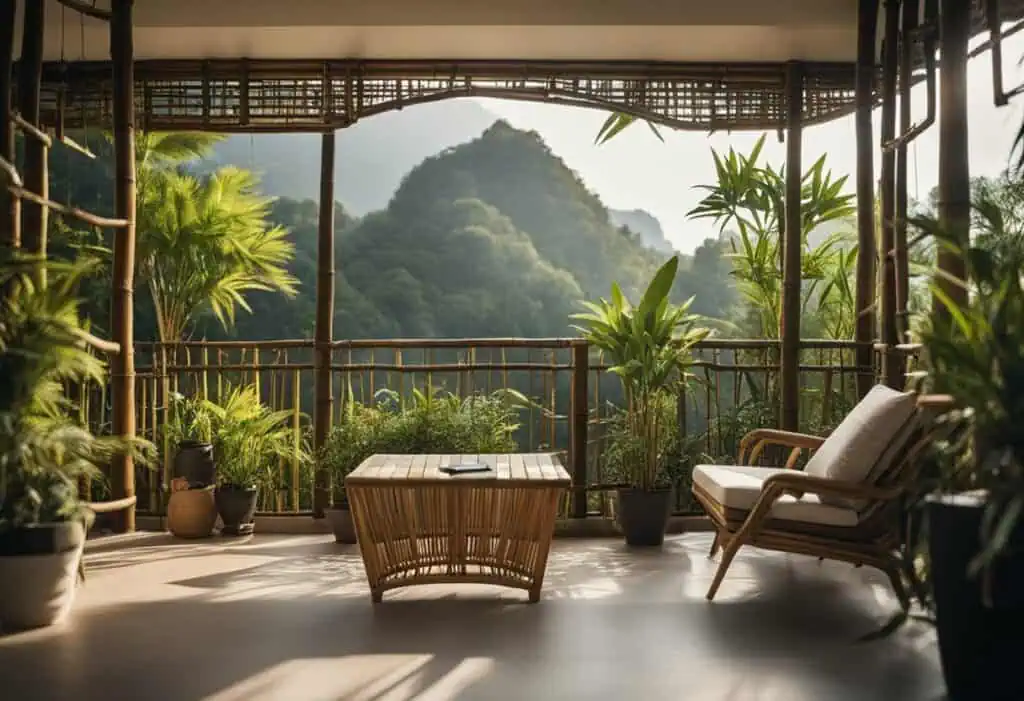 bamboo balcony design