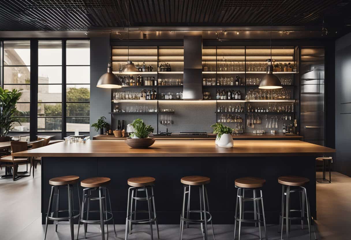 Stylish Bar Table Design in Kitchen Ideas