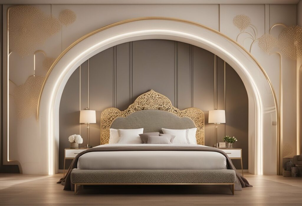 bedroom arch design