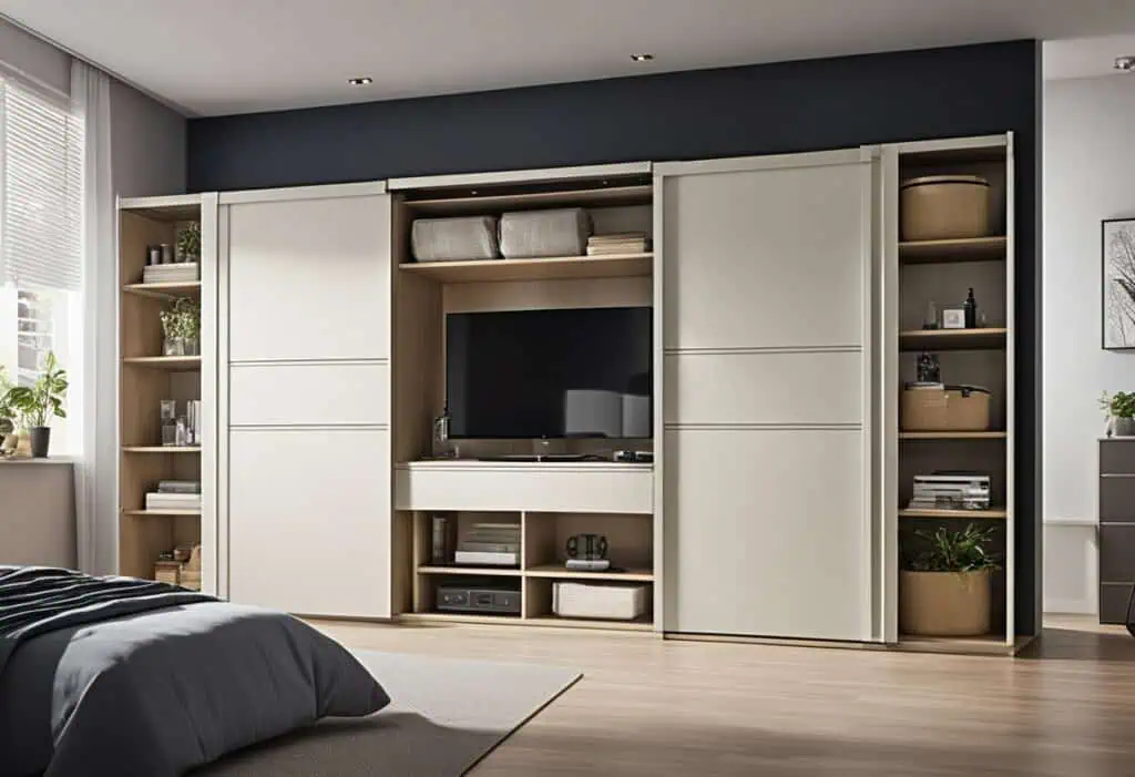 bedroom cabinet designs for small spaces