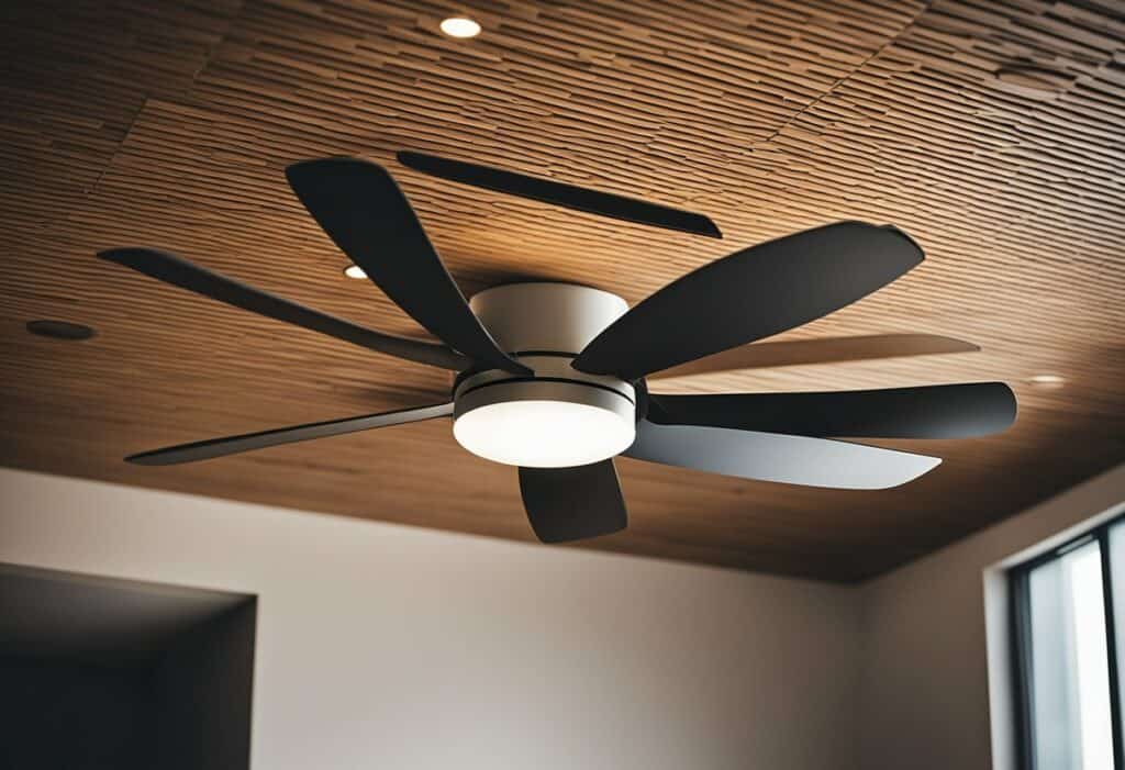 bedroom ceiling design with fan