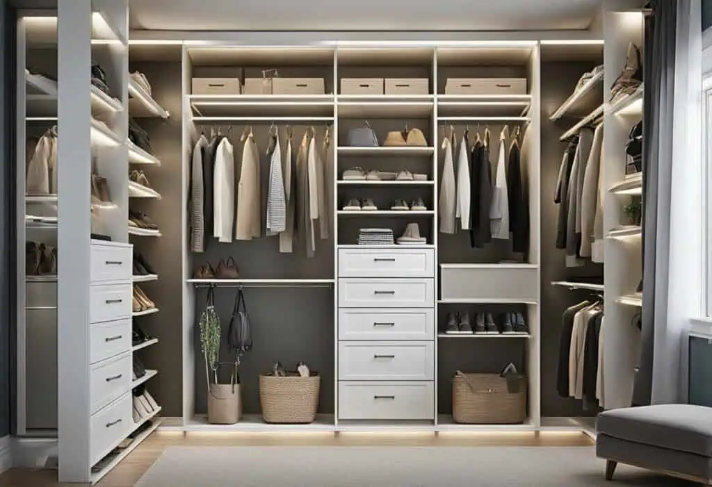 bedroom closet design plans