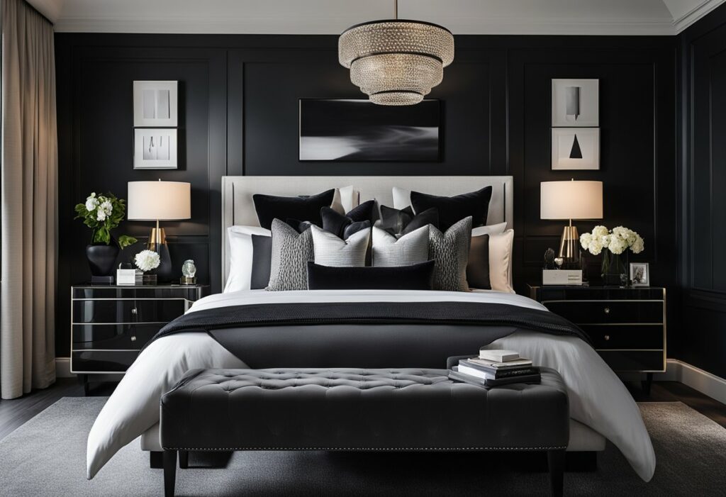 bedroom design black