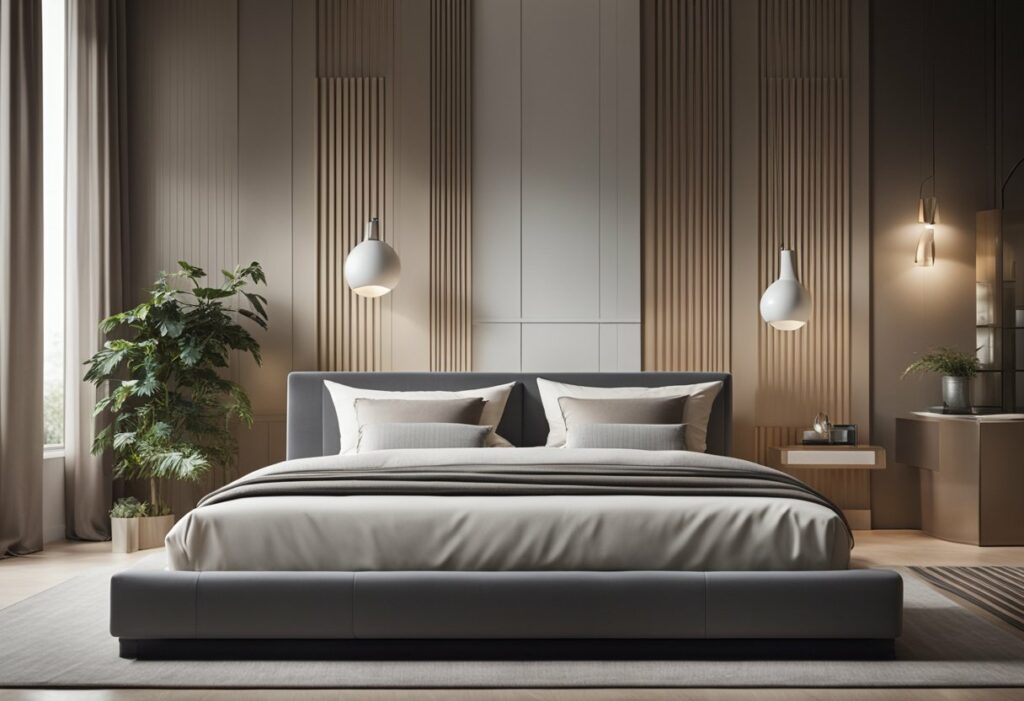 bedroom design platform bed