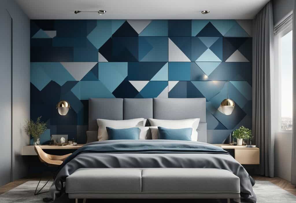 bedroom feature wall design