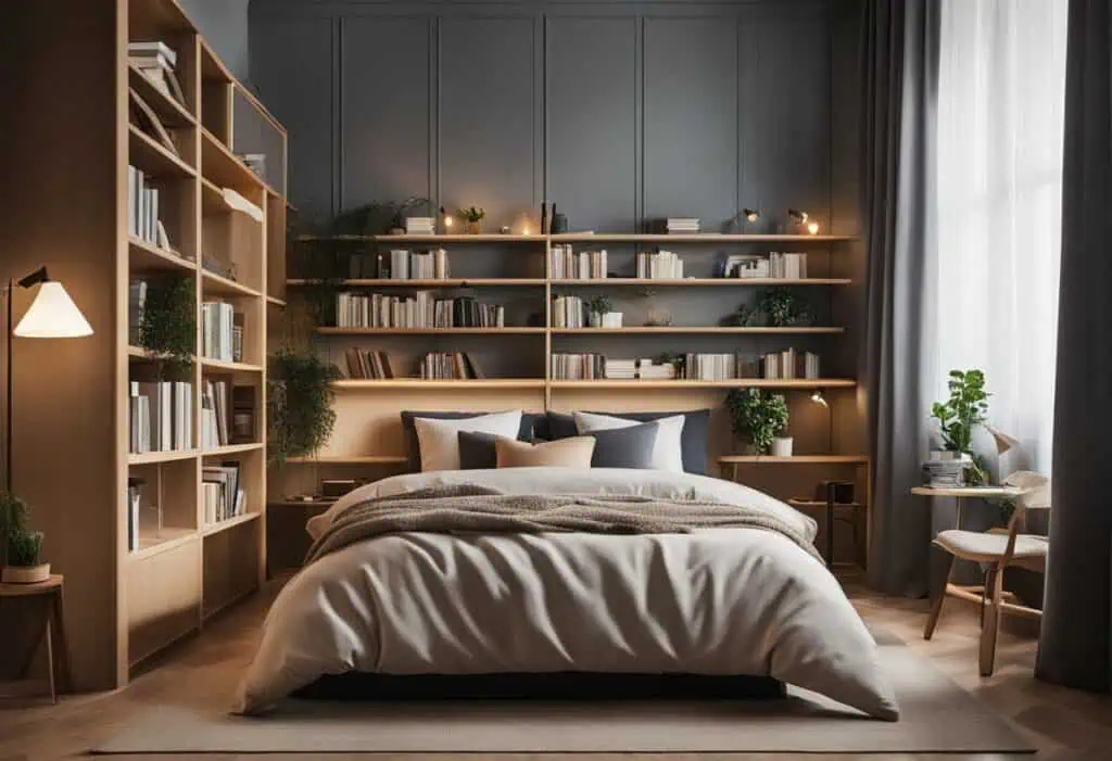 bedroom interior design drawing