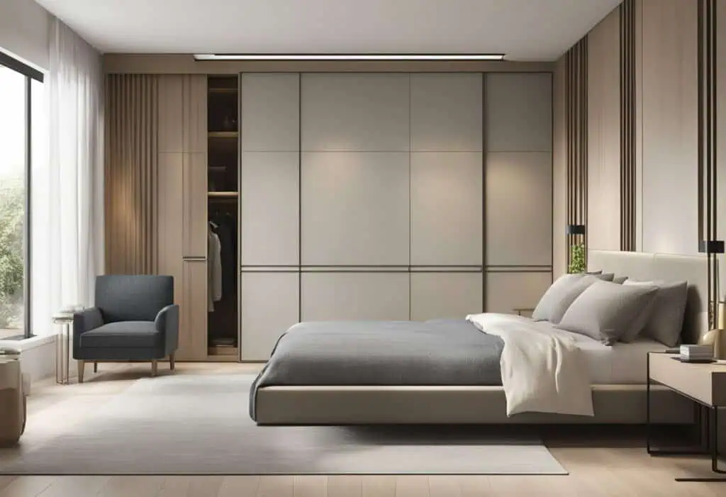 bedroom sliding cabinet design