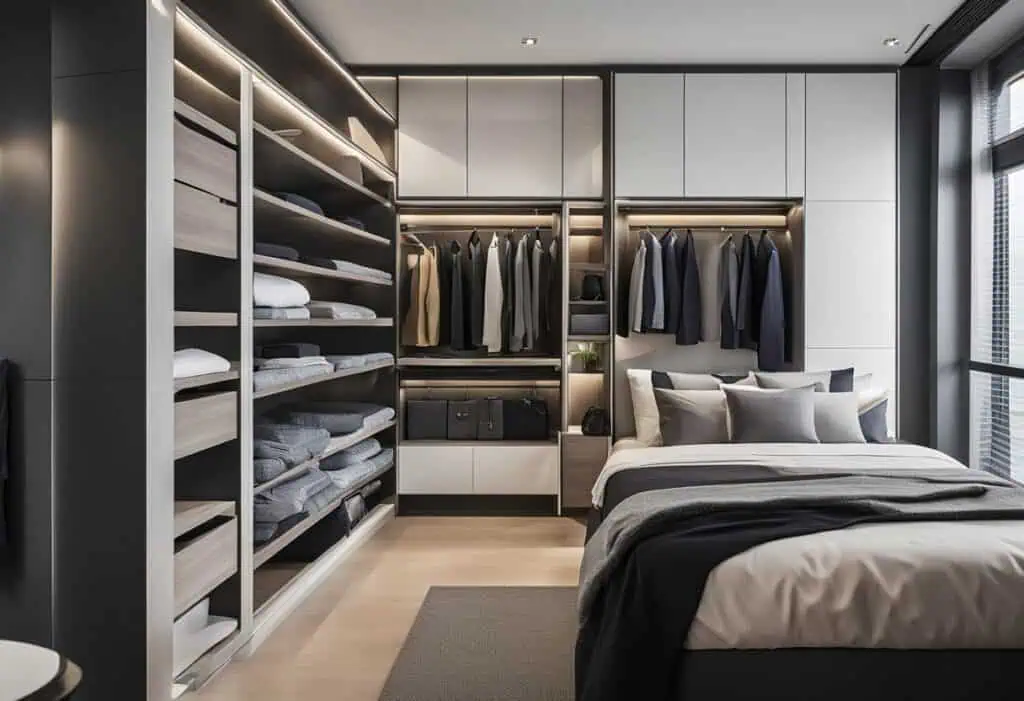 bedroom storage design