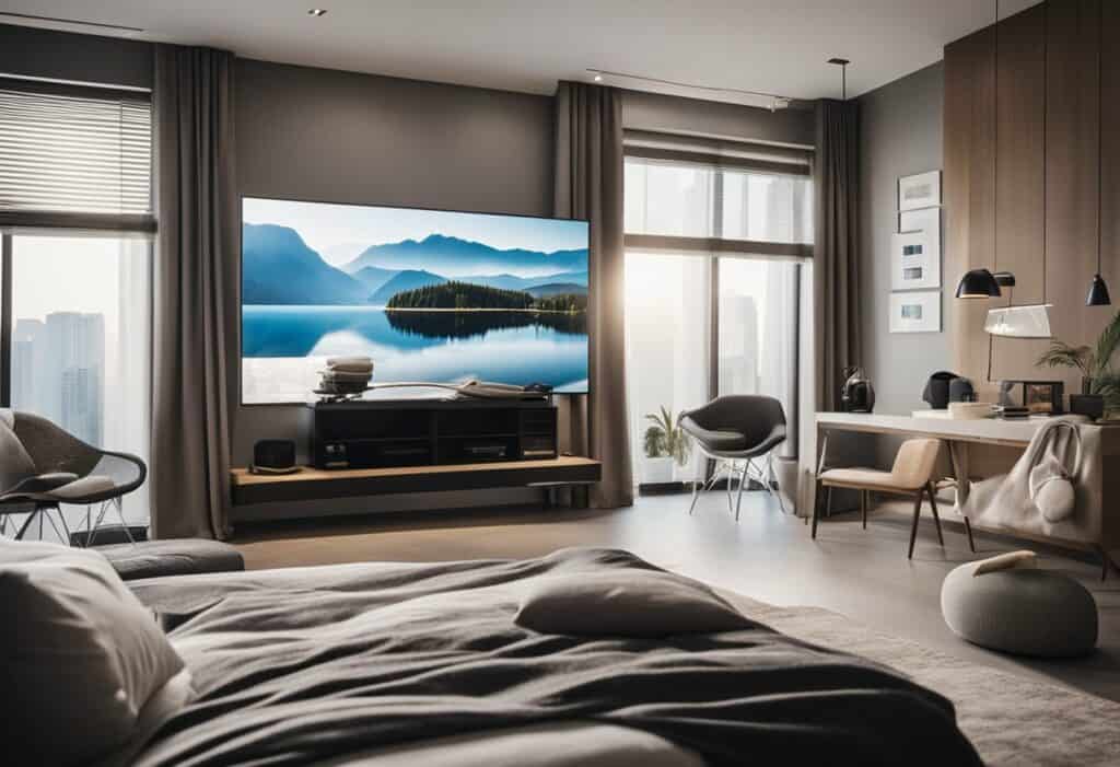 bedroom tv design