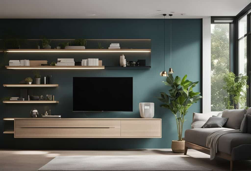 bedroom tv unit design