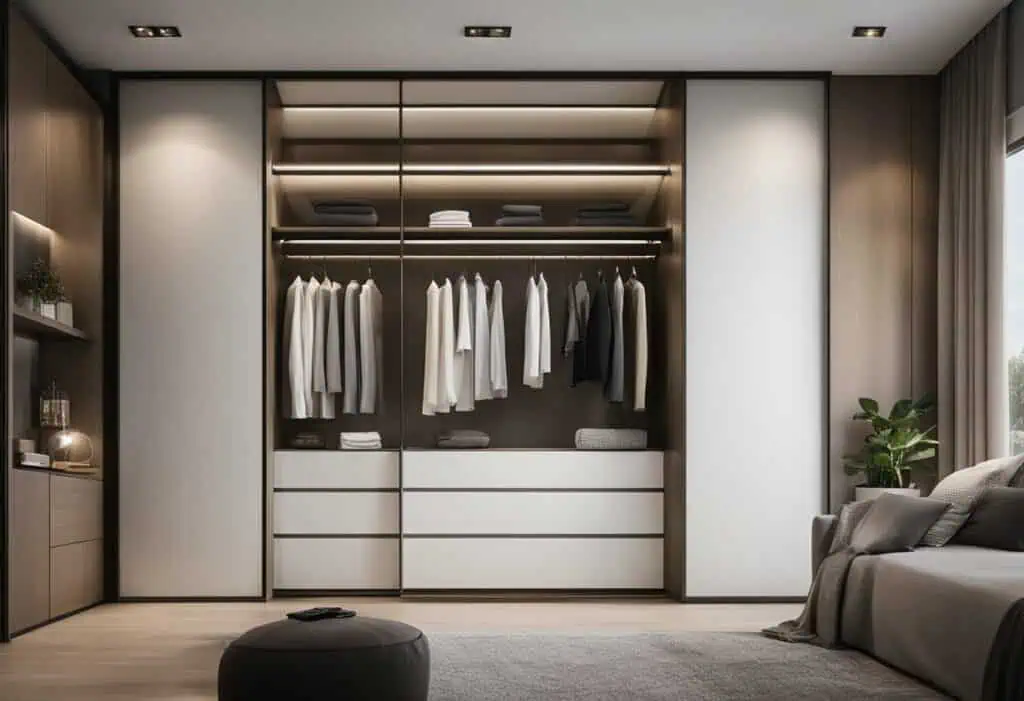 bedroom wardrobe design sliding
