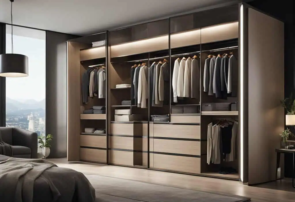 bedroom wardrobe interior design
