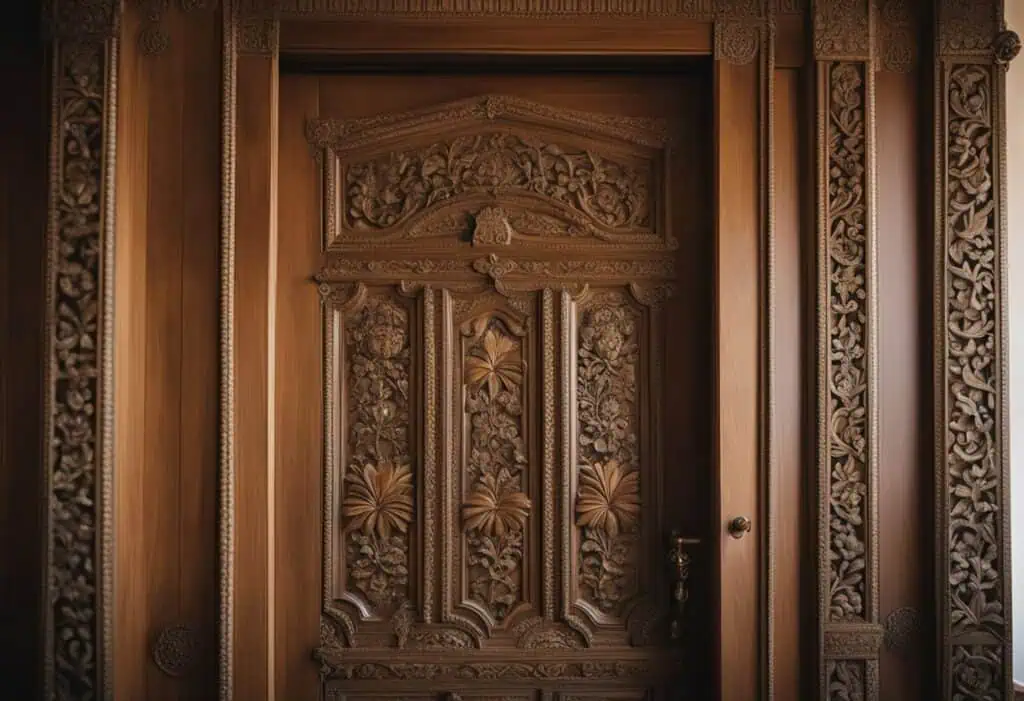 bedroom wooden door design