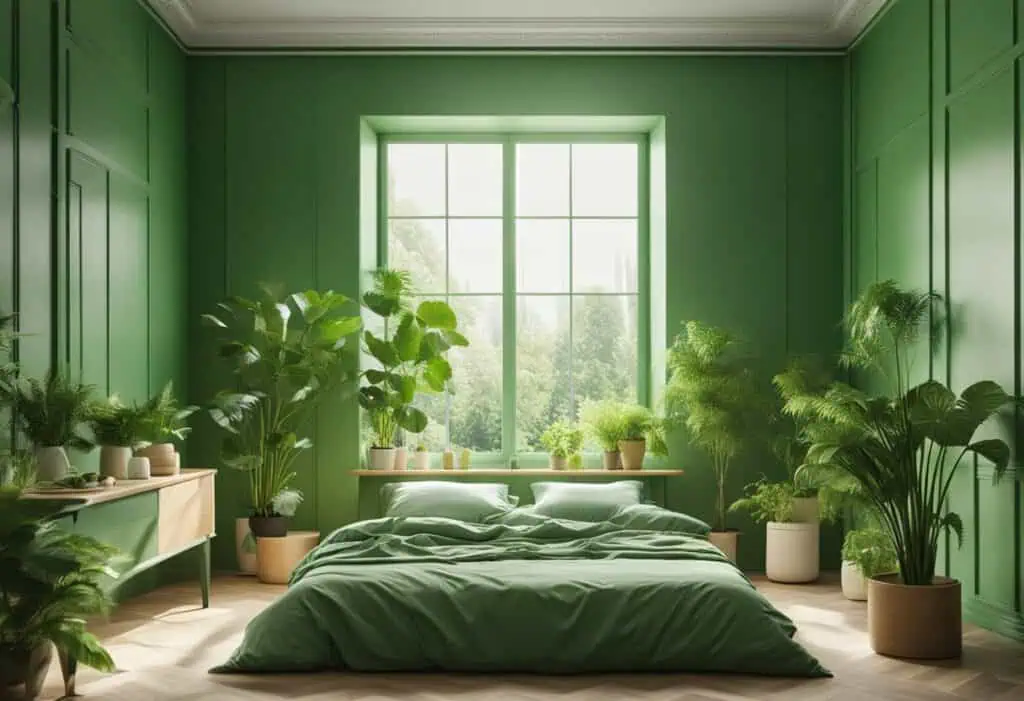 best green bedroom design ideas