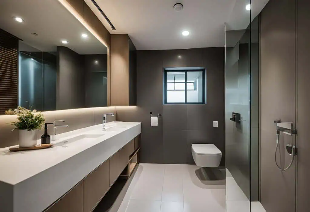 best hdb toilet design