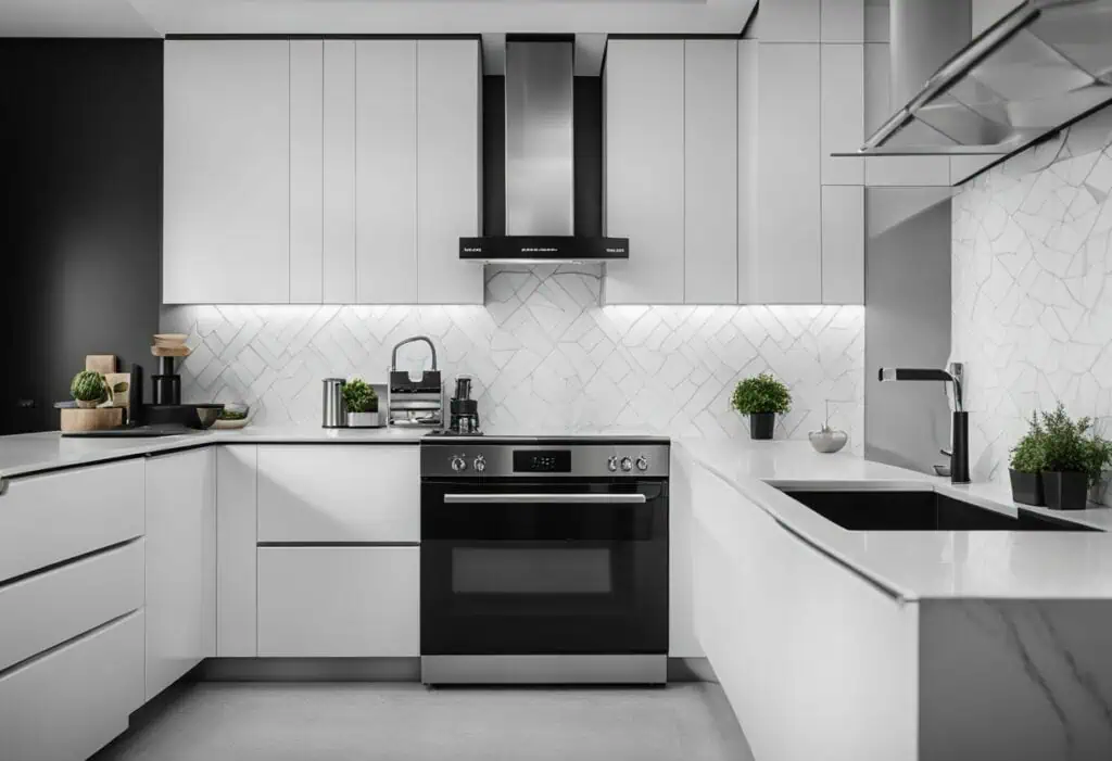 black and white kitchen designs