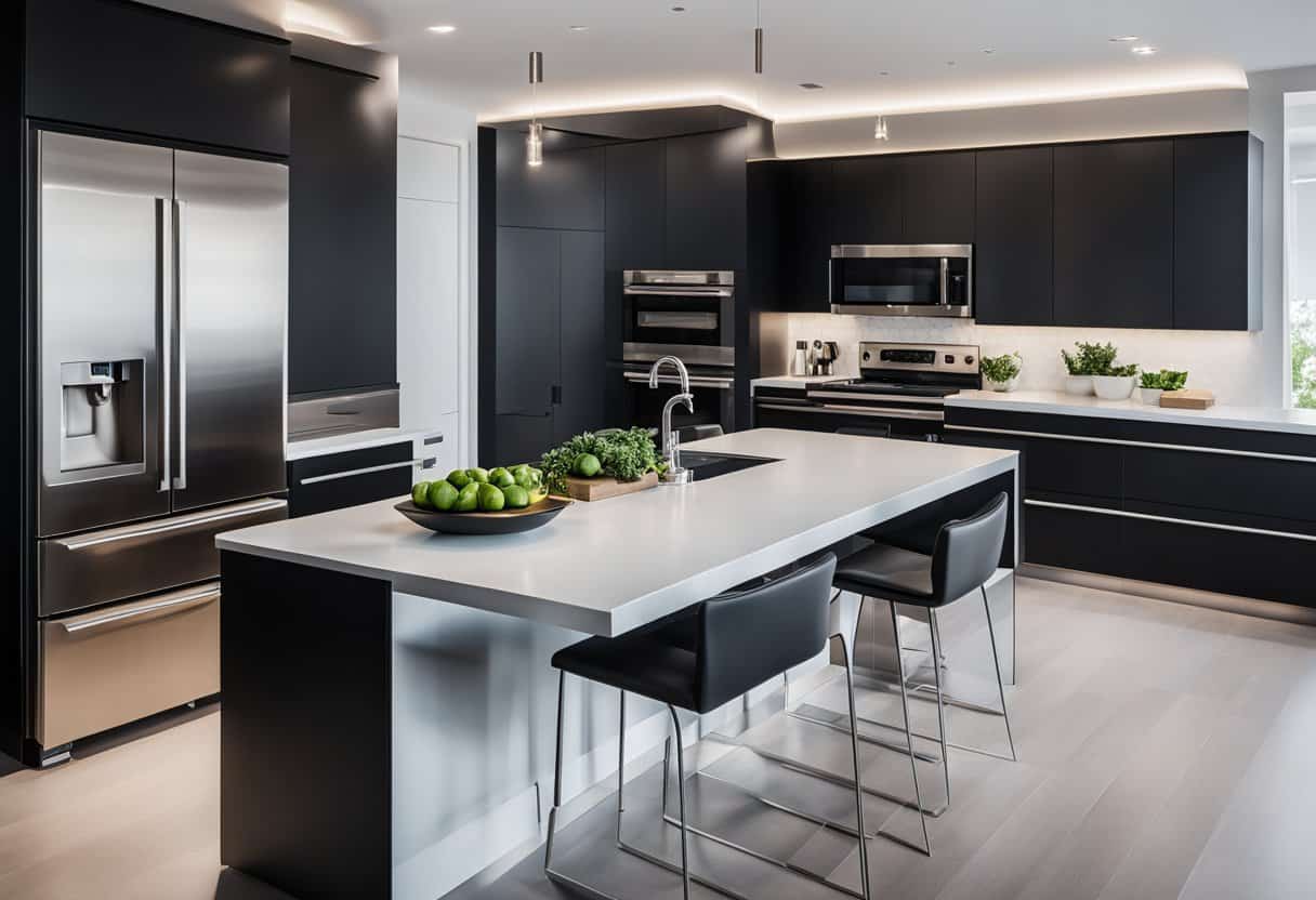 Stylish Black Kitchen Cabinets Design Ideas