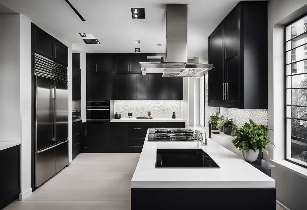 Timeless Black White Kitchen Design Ideas