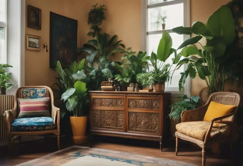 bohemian interior design characteristics