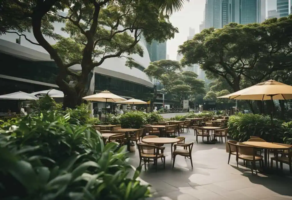 Outdoor furniture for stylish outdoor spaces in Singapore. Perfect for cafes, restaurants, and urban.