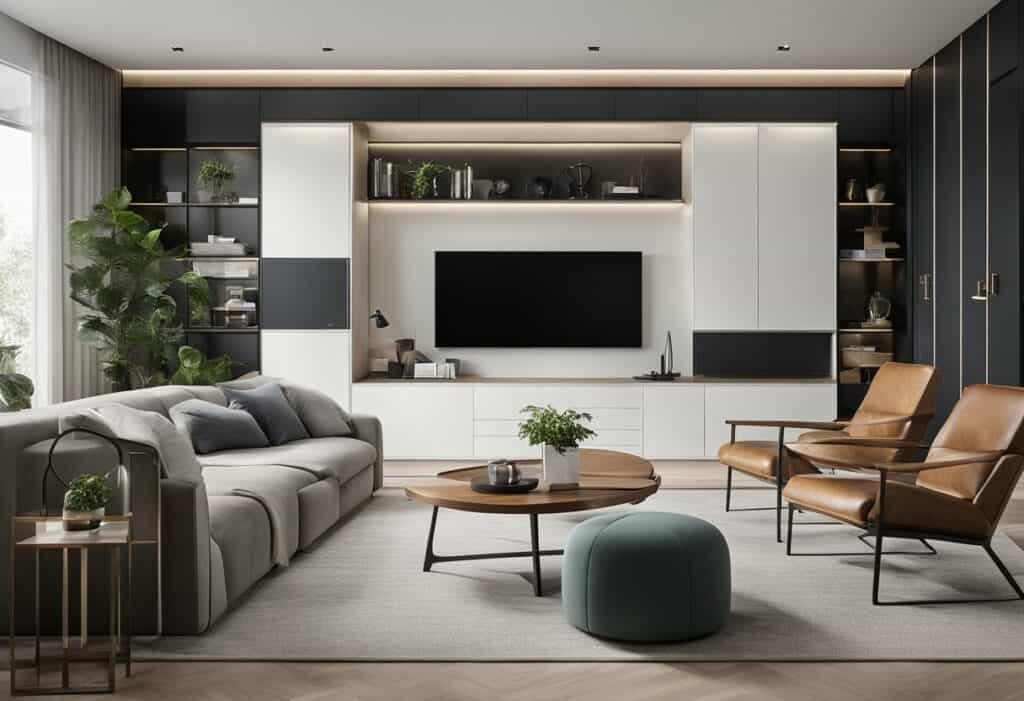 built in cabinet designs for living room