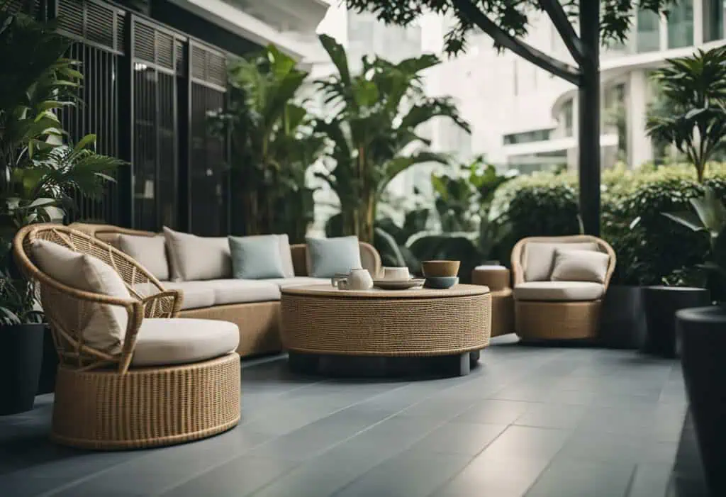 Stylish rattan furniture for outdoor spaces in Singapore. Durable, elegant, perfect for modern home.