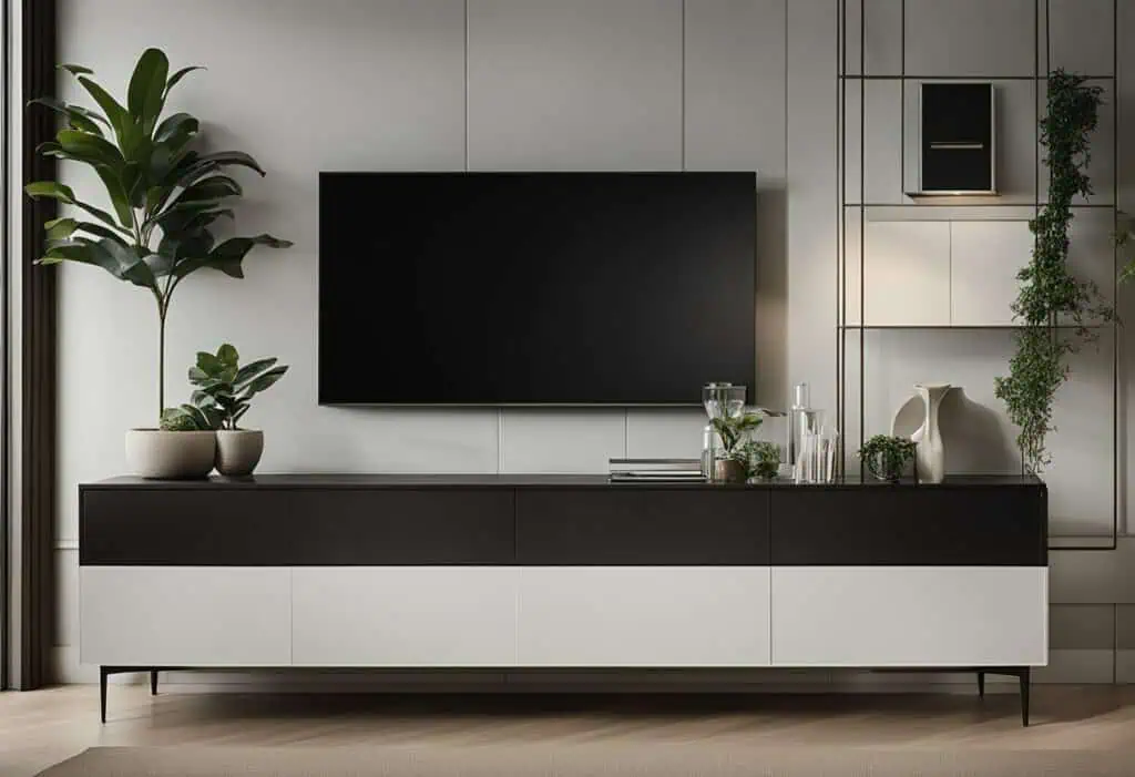 Stylish modern cabinet furniture with sleek design for contemporary living spaces.