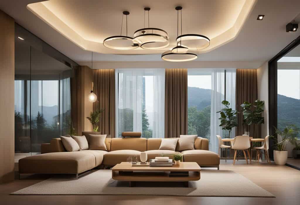 ceiling lights design for living room