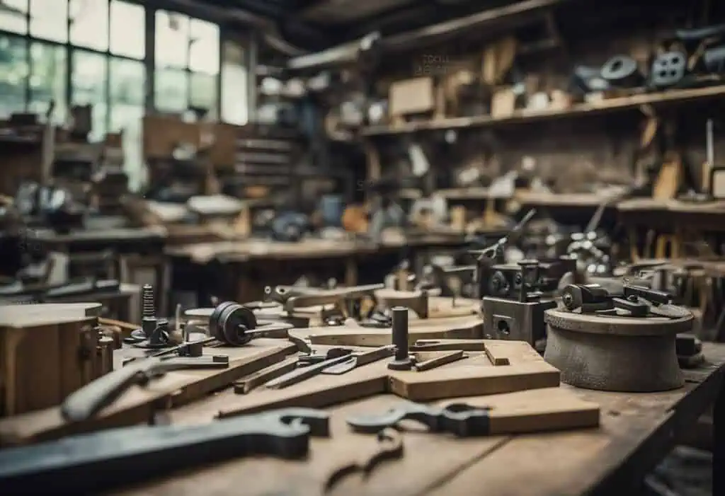 Carpentry tools in a Singapore workshop for affordable home renovation services.