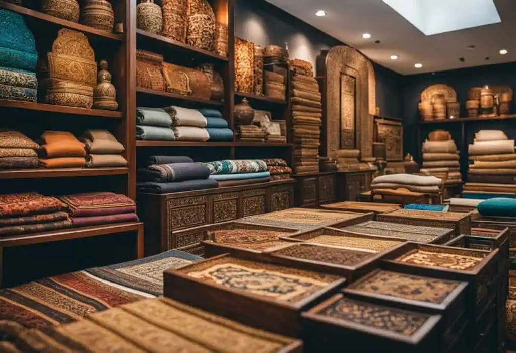 Asian-inspired furniture and decor for a stylish home.
