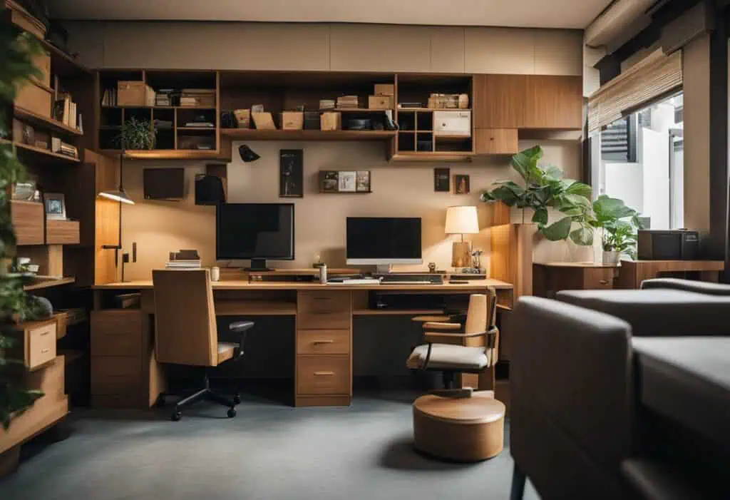 Elegant solid wood furniture ideal for stylish, functional workspaces in Singapore.