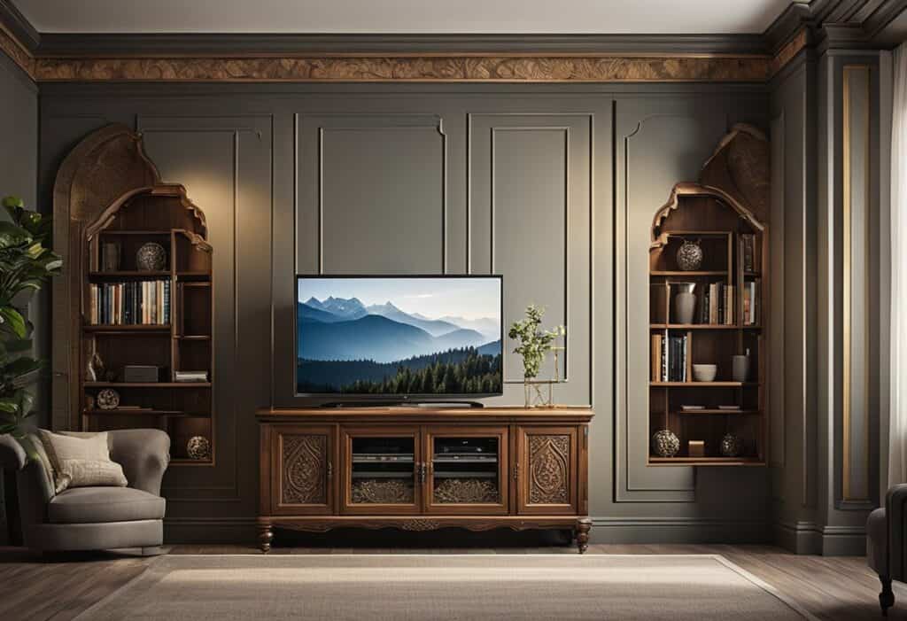 classic tv cabinet designs for living room